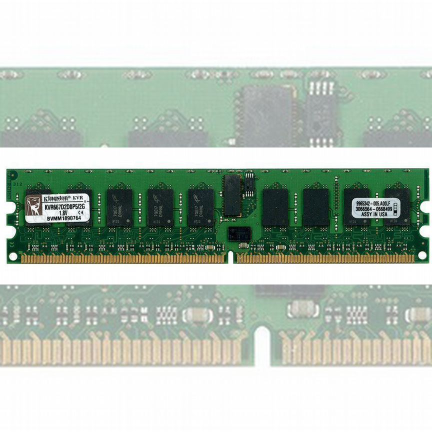 [KVR667D2D8P5/2G] Оперативная Память Kingston 2gb Kvr667d2d8p5/2g