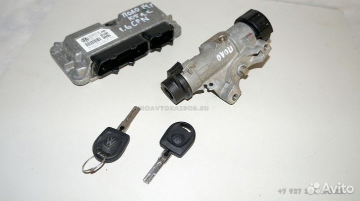 Блок управления двигат с замком 03C906014B VW Polo