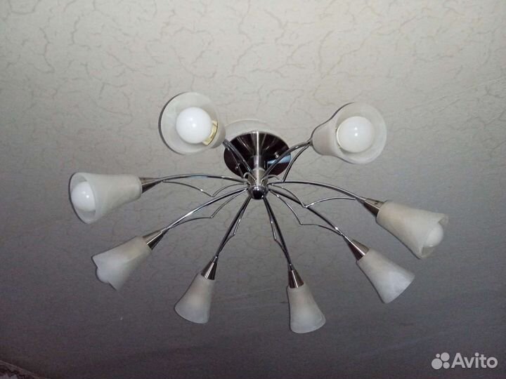 Люстра потолочная бу