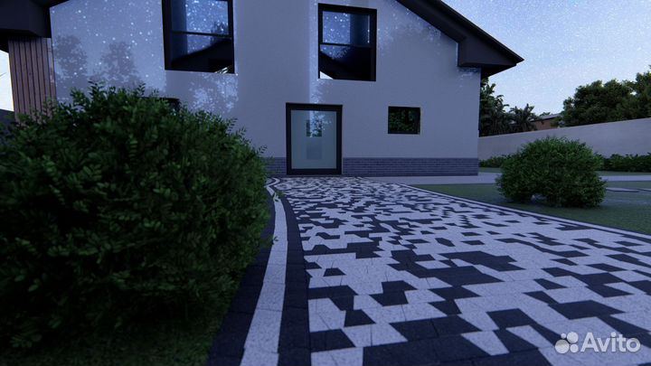 Дизайн мощения