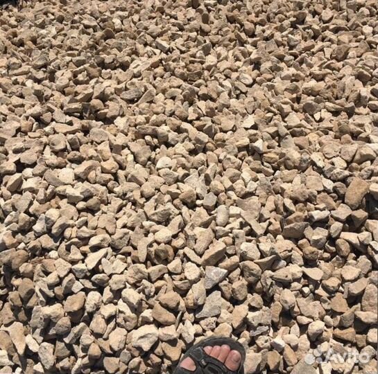 Щебень известковый