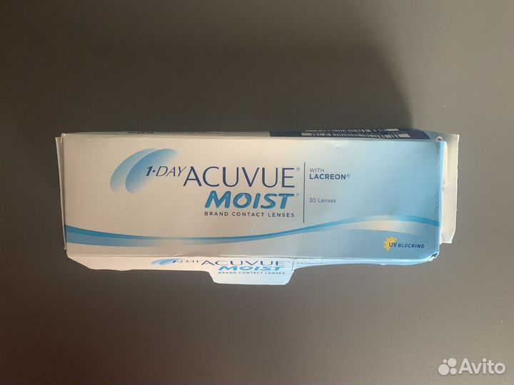 Контактные линзы 1-Day Acuvue Moist 9.0 -5.25