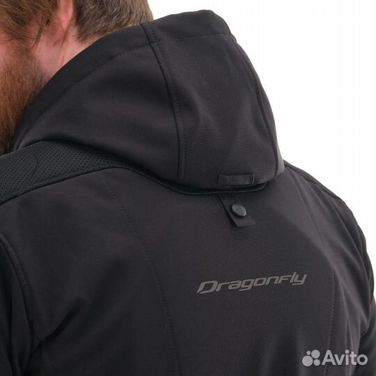 Мототолстовка Мотокуртка DF Urban Black