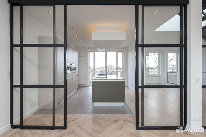 Стеклянные перегородки