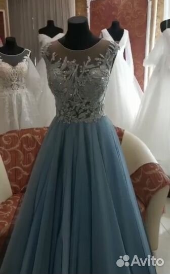 Выпускное-свадебное платье