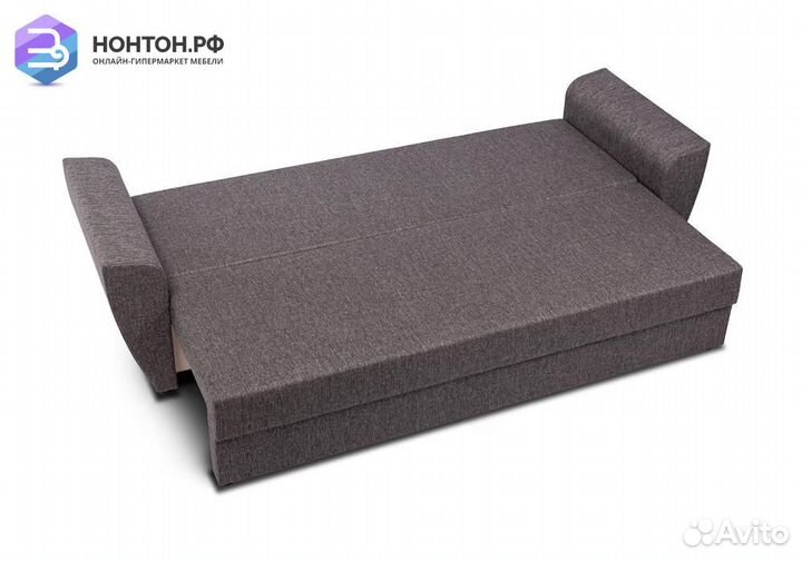 Диван еврокнижка Амстердам темно-серый