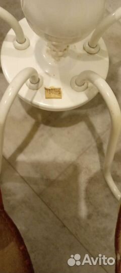 Новая Люстра СССР винтаж 5 плафонов стекло