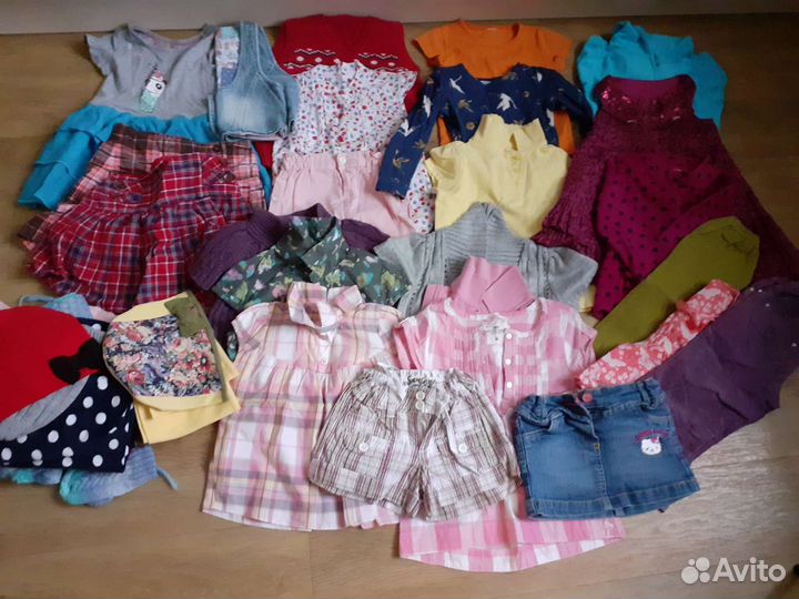 Вещи пакетом для девочки 2-4 года