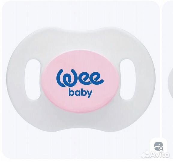 WeeBaby набор ортодонтических сосок-пустышек, 2шт