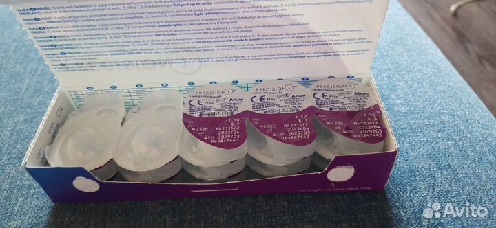 Линзы контактные однодневные - 1.5