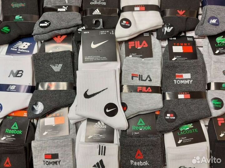 Носки Nike Adidas Puma Reebok