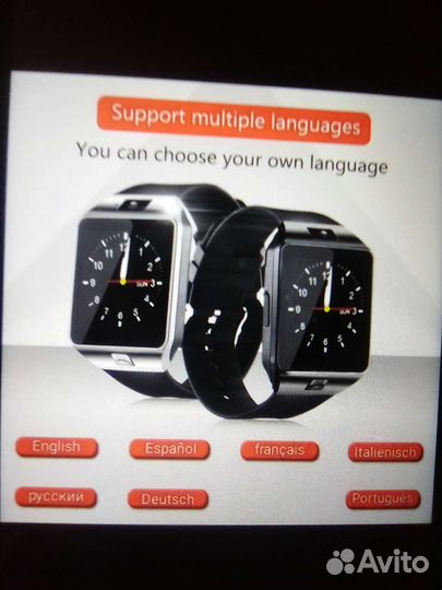 Блютуз smart часы Dz09