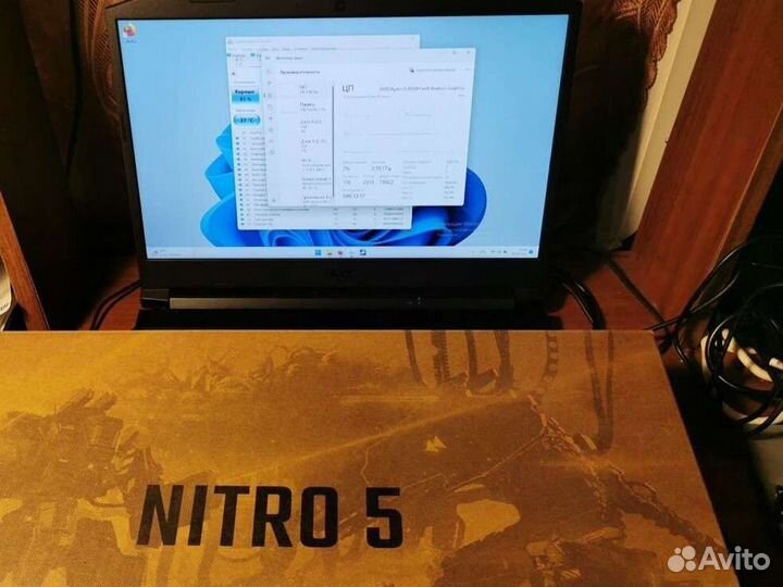 Игровой ноутбук Acer nitro 5 R5 4600H, GTX1650 4Gb