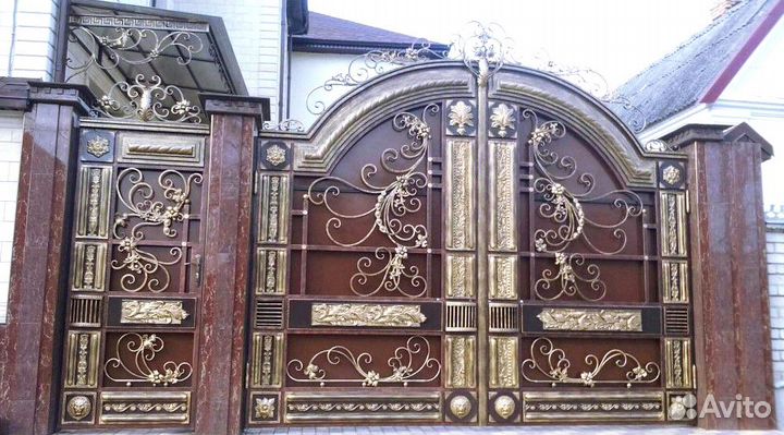 Кованные ворота