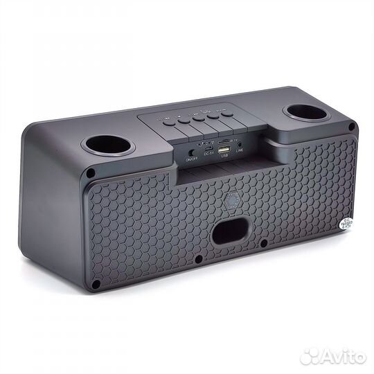 Беспроводная караоке система 2 микрофона черная