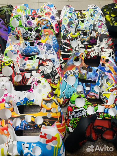 Силиконовые чехлы защитные для джойстика ps4