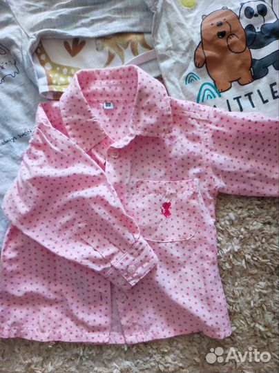Детские вещи пакетом для девочки 74-80