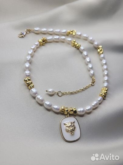 Чокер из жемчуга