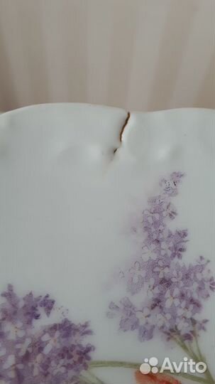 Немецкое антикварное блюдо 19-начало 20вв