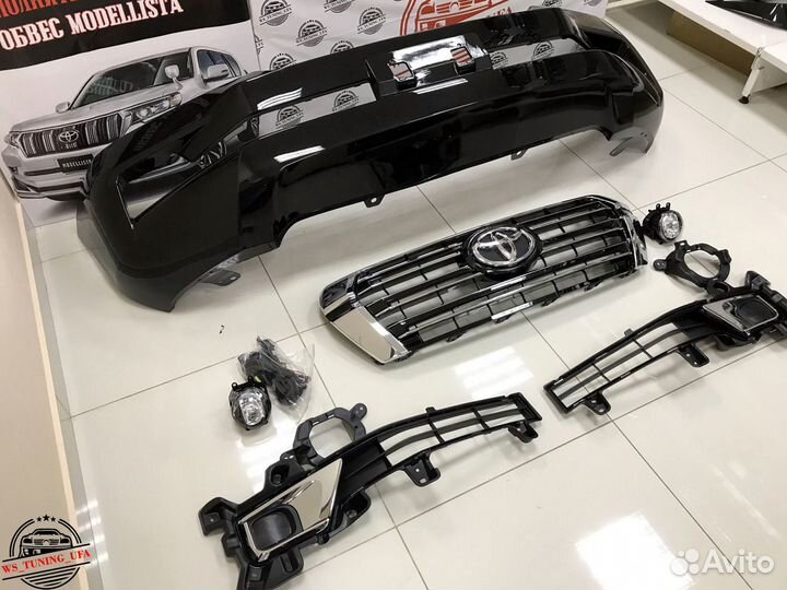 Бампер Toyota land cruiser 200 стиль 2021 год A954