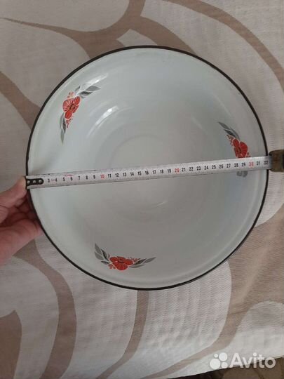 Миска и тарелка эмалированные,ссср