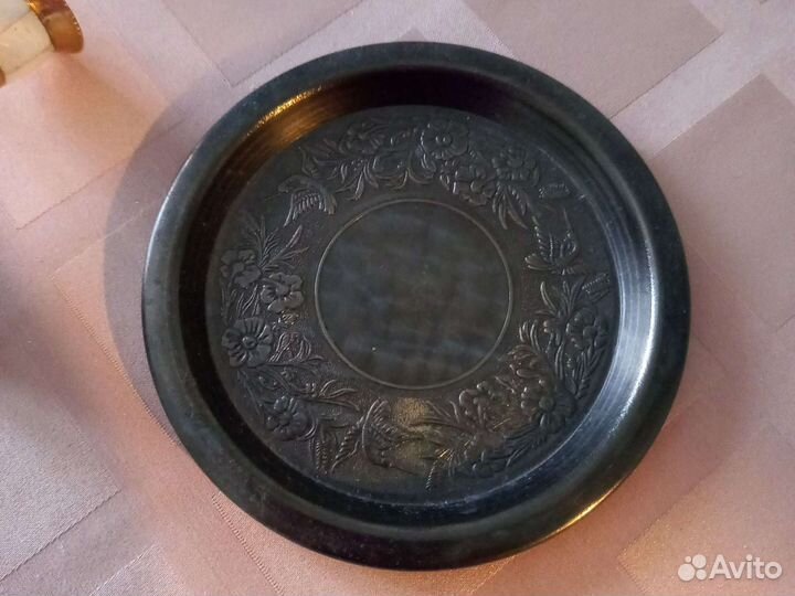 Подсвечник с натуральным перламутром