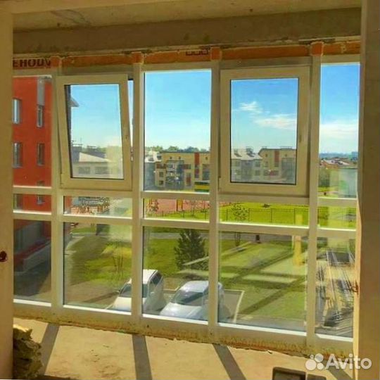 Окна с установкой