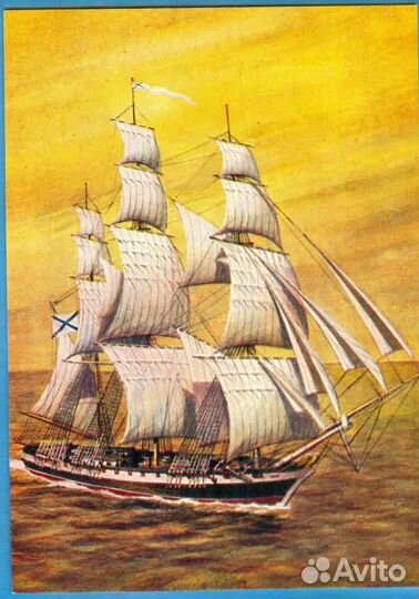 Открытки Героические корабли 1991 СССР 24 штуки