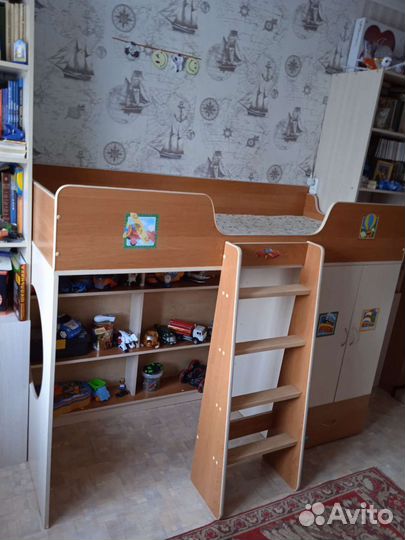 Детская кровать чердак