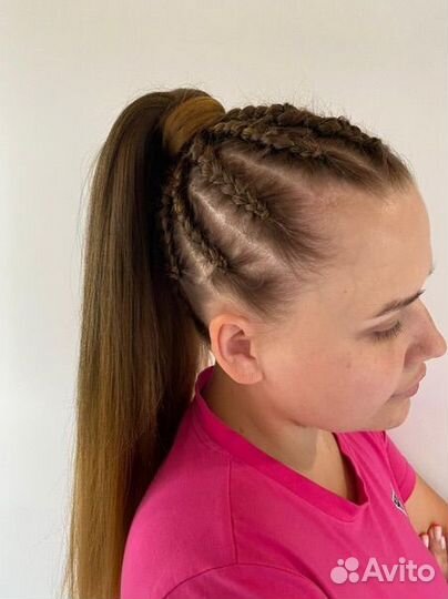 Плетение кос с канекалоном