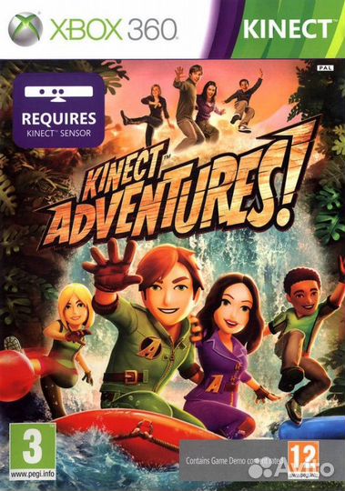 Kinect Adventures xbox 360 рус. б\у