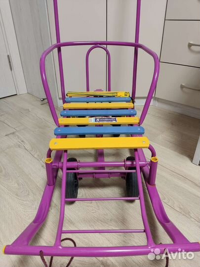 Санки Ника Тимка 5 универсал с толкателем