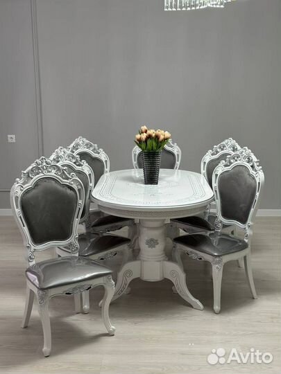 Кухонный стол стулья /Обеденная группа стол стулья