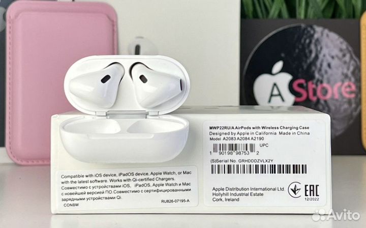 AirPods 2 (гарантия + доставка )