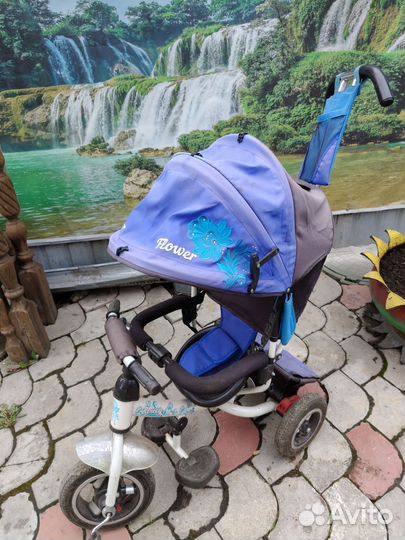 Велосипед с тростью