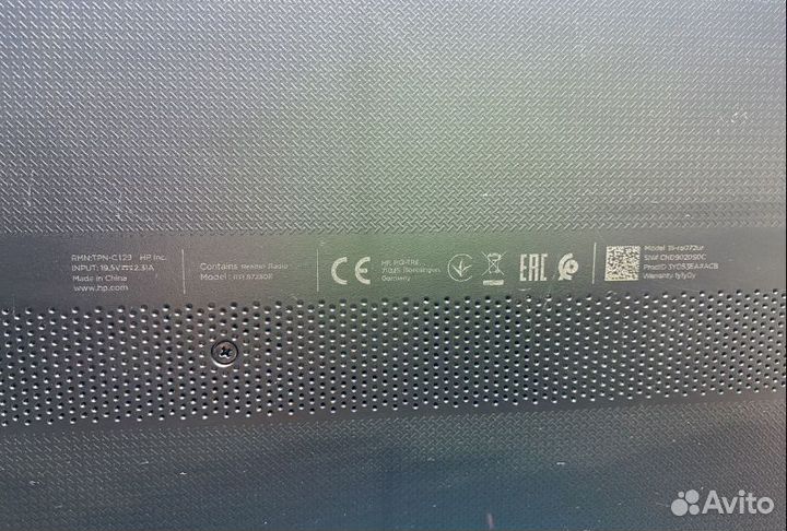 Ноутбук HP 15-ra072 ur