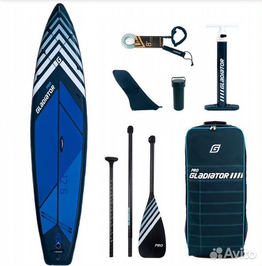 SUP борд (сапдоска) Gladiator 12.6 Pro W широкая