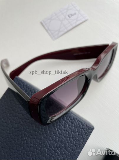 Солнцезащитные очки Dior бордо