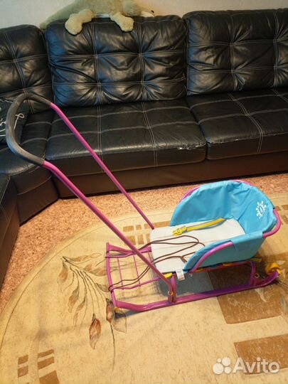 Санки с колесиками Nika kids