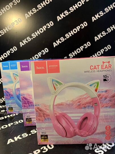 Беспроводные наушники с ушками Hoco w42
