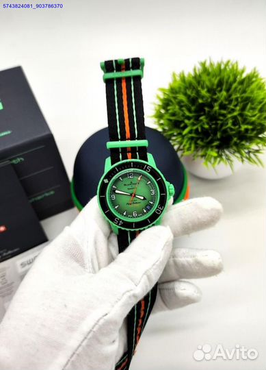 Часы swatch blancpain Indian ocean (Арт.60643)