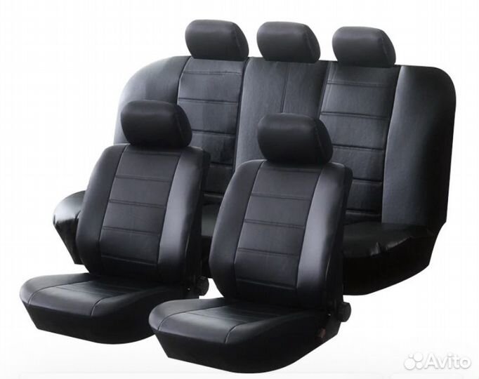 Универсальные чехлы из экокожи на весь салон авто