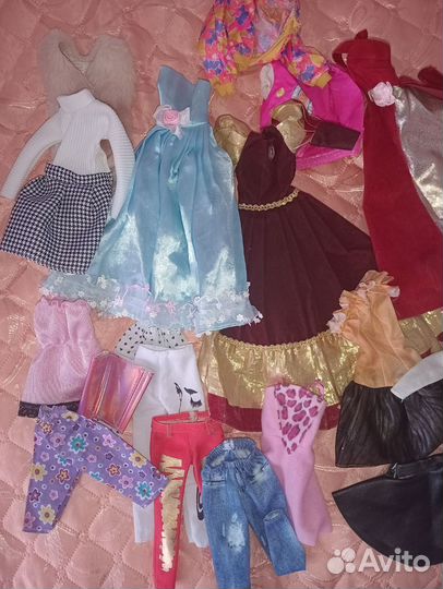 Одежда для барби лот вещей