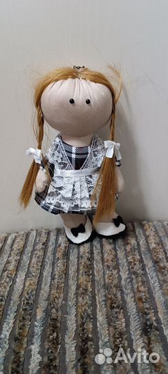 Кукла тильда ручной работы выпускница /школьница
