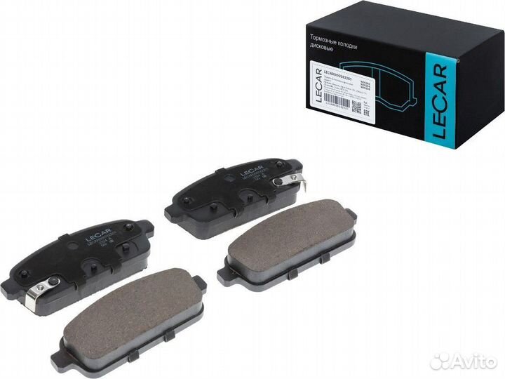 Тормозные колодки дисковые задние / Opel Astra J 1