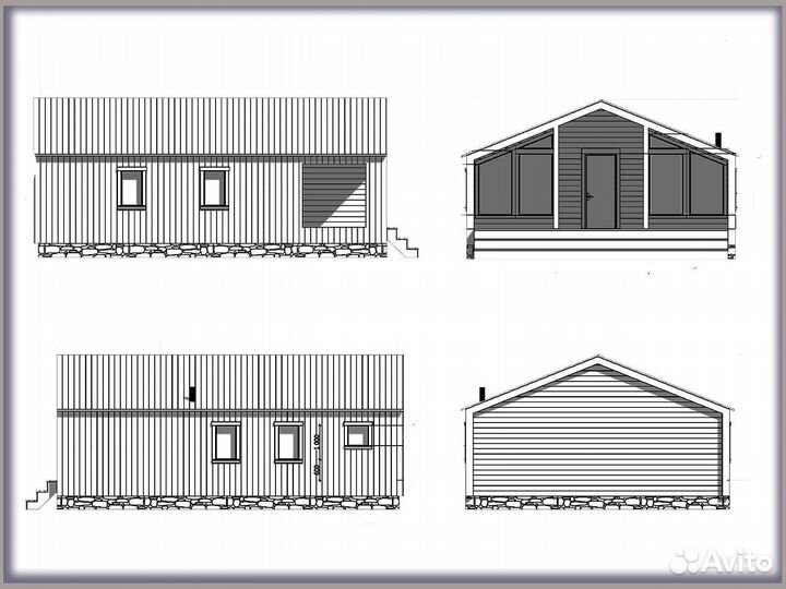 Самый популярный готовый проект барнхаус