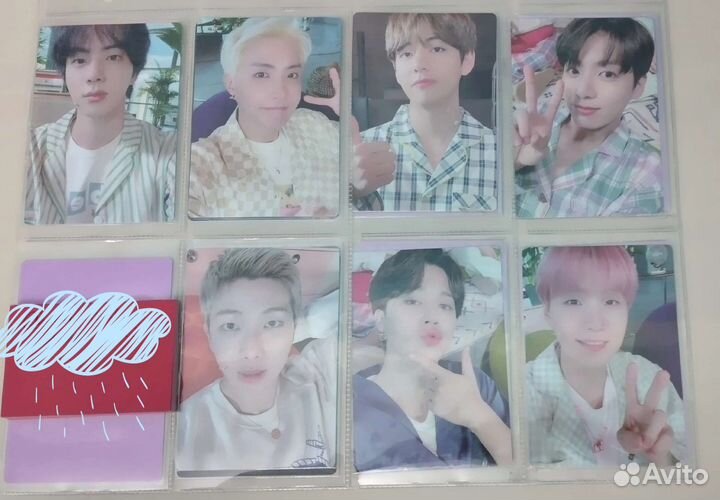 Bts карты мерч бокс 6