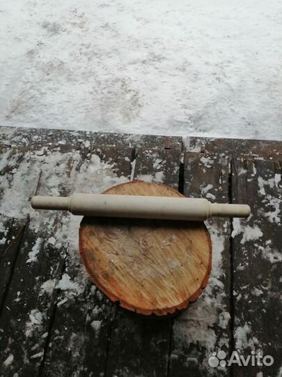 Скалка для теста мраморнная