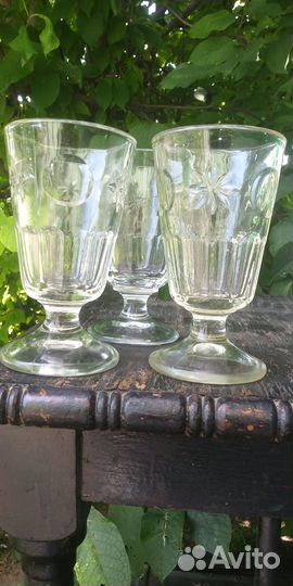 Антикварные лафитные рюмки. Стекло. Царизм
