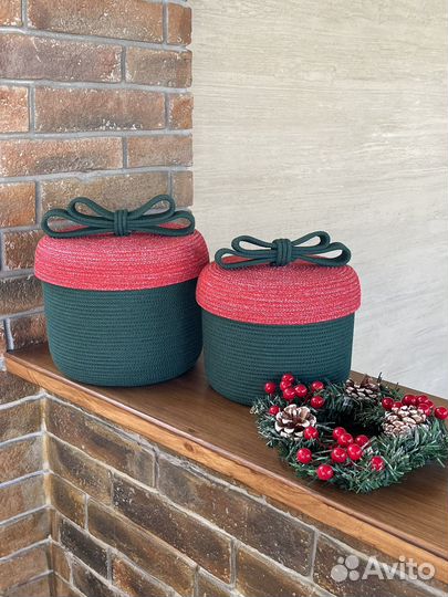 Корзина новогодняя, для подарка